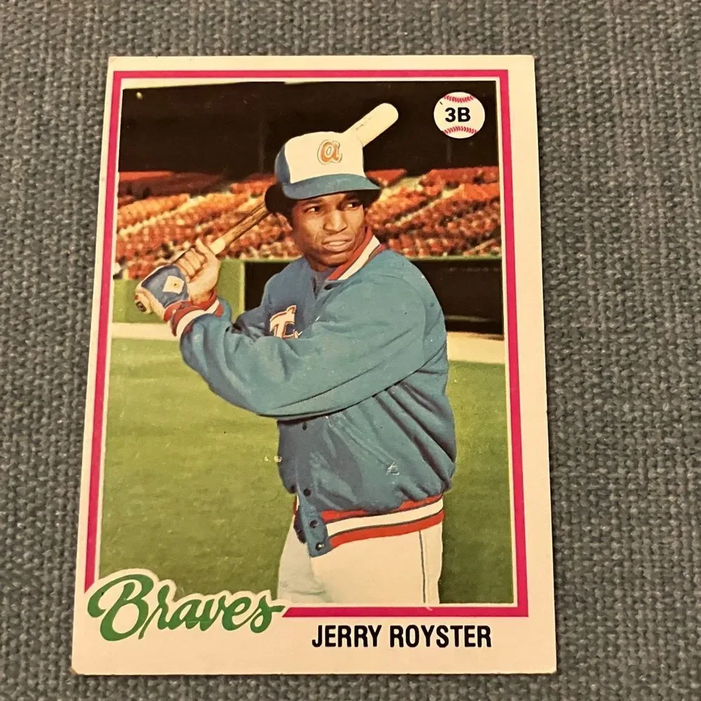 1978 Topps Atlanta Braves Baseball Card Trading Card